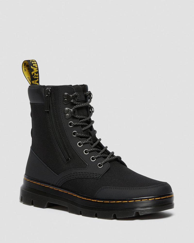 Dr Martens Combs Zip Ankelstøvler Dame Sort | DK 56OKI